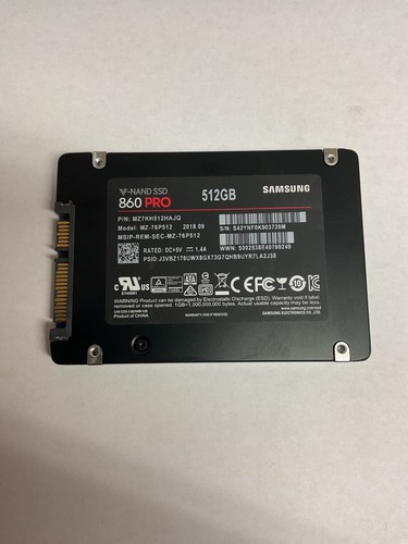 Samsung 860 pro 512gb ssd - samsung,