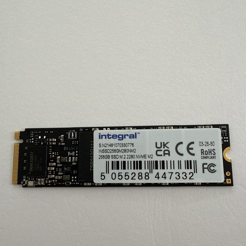 Integral 256gb nvme ssd - nvme,