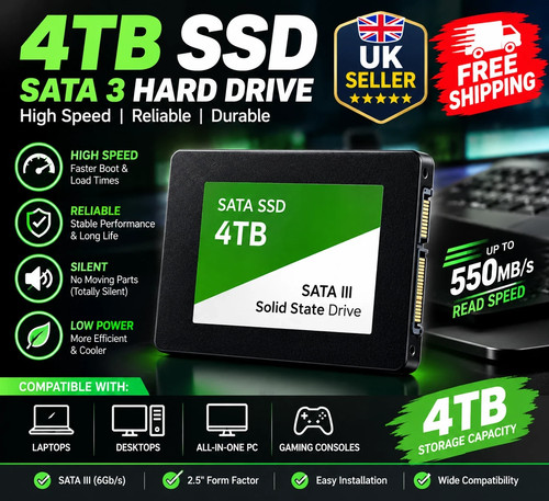 4tb ssd sata hard - hard, drive