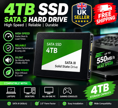 4tb ssd sata hard - ssd, drive