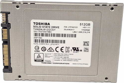 Toshiba thnsnj512gcsy 512gb - toshiba,