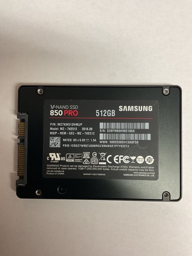 Samsung 850 pro 512gb ssd - samsung,